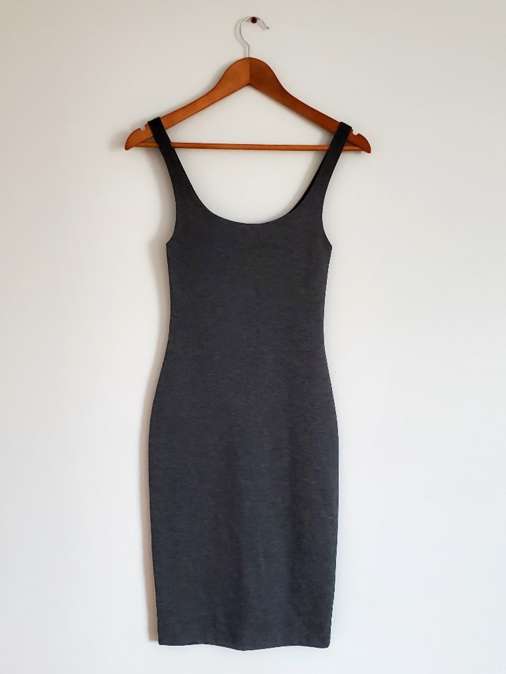 Zara Gray Bodycon Mini Dress | Sexy & Sleek | Size S